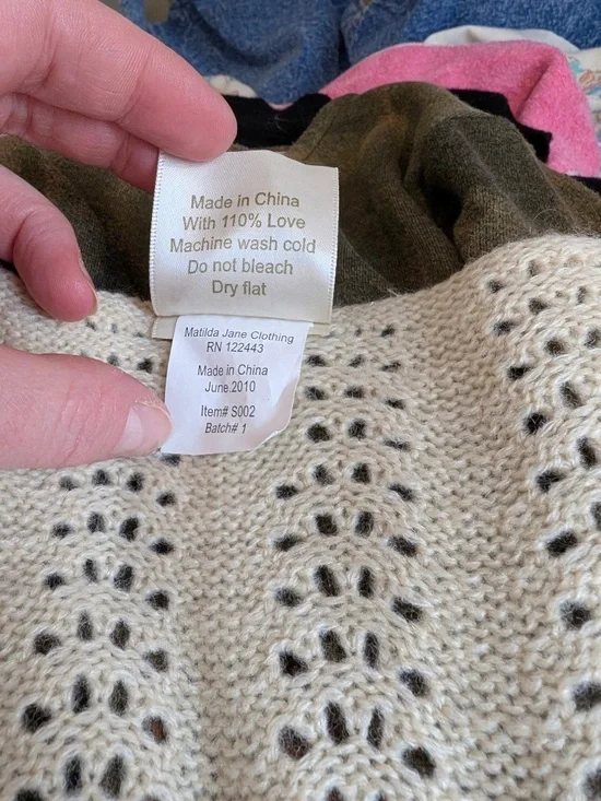 Matilda Jane Knit Tank Top Sleeveless Size Large Beige - Picture 7 of 12